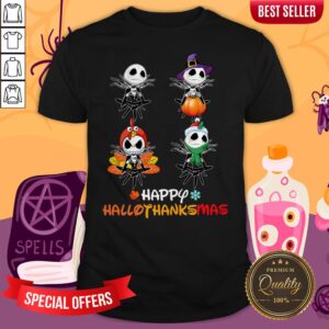 Jack Skellington Happy Hallothanksmas Shirt
