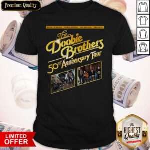Official The Doobie Brothers 50th Anniversary Tour Shirt