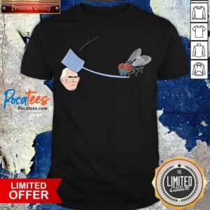 Fly Hits Mike Pence White Swatter Biden Harris 2020 Shirt