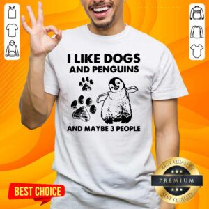Cross I Like Dogs And Penguins And Maybe 3 People A Shirt