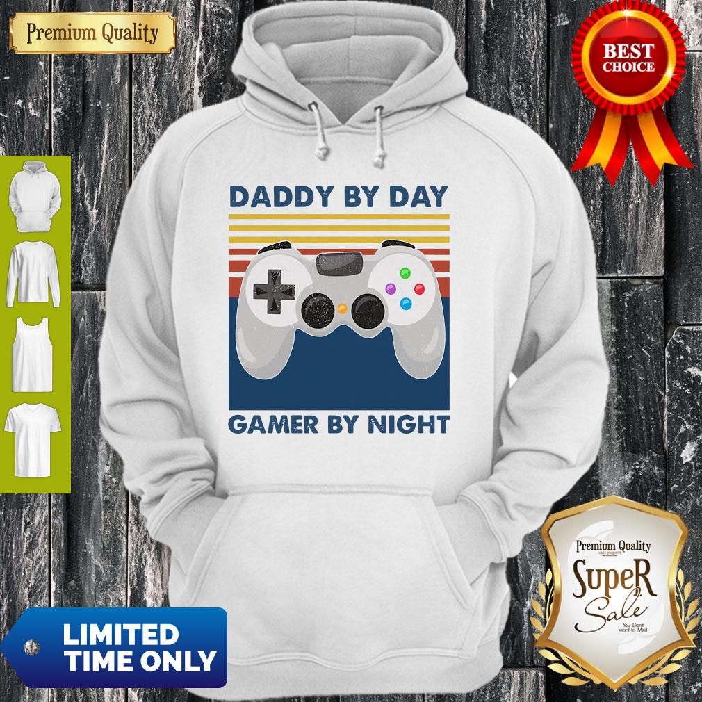 Daddy By Day Gamer By Night Vintage Shirt