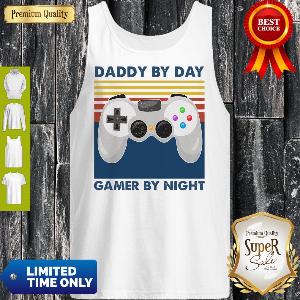 Daddy By Day Gamer By Night Vintage Shirt