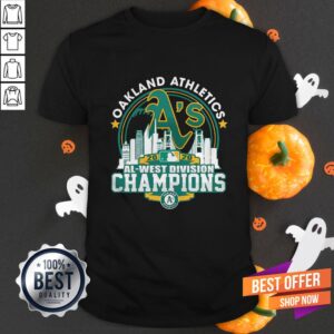 Oakland Athletics 2020 Al West Division Champions Shirt