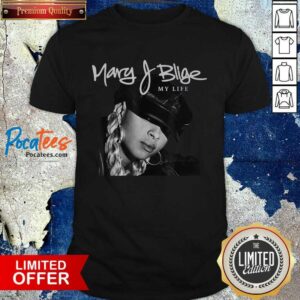 Awesome Mary J Blige My Life Tracklist Shirt