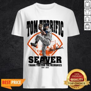 Tom Terrific Seaver Thank You For The Memories 1944 2020 Signature Shirt
