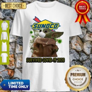 Baby Yoda Mask Sunoco Survived COVID-19 2020 Shirt