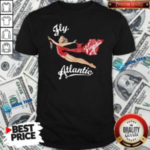 Funny Fly Virgin Atlantic Princess Diana Shirt