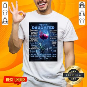 Nice Dragonfly Flowers Daughter 2 Shirt