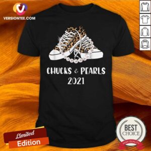 Perfect Chucks And Pearls 2021 Leopard T-Shirt
