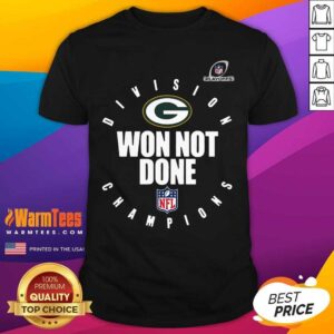 Hot Nfl Playoffs 2020 Won Not Done Division Champions Green Packers Shirt