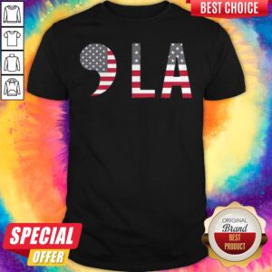 Premium COMMA LA 2020 American Flag Shirt