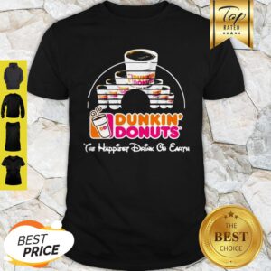 Walt Disney Dunkin’ Donuts The Happiest Drink On Earth Shirt