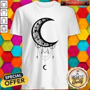 Official Moon Aesthetic Lunar Artsy Goth Witchy Shirt