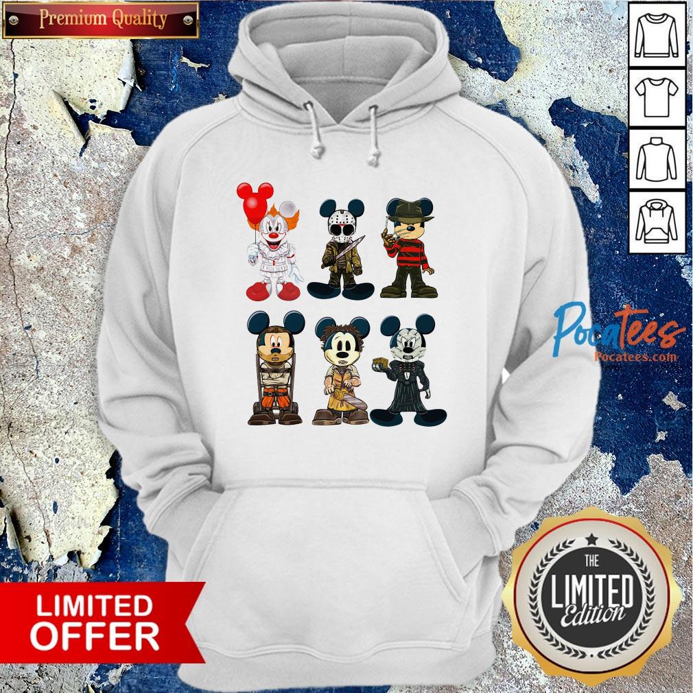 Mickey Mouse Style Horror Character Halloween Shirt