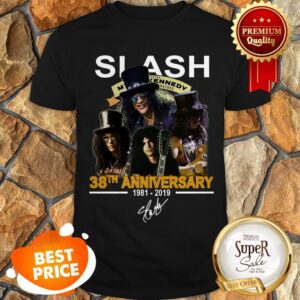 Nice Slash 38th Anniversary 1981 2019 Signature Myles Kennedy Shirt
