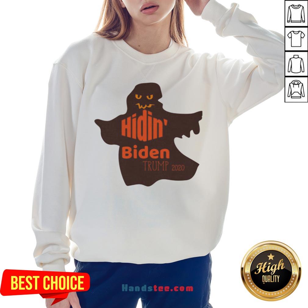 Ghost Hidin' Biden Trump 2020 Halloween Shirt