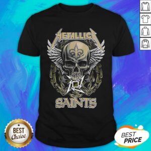 Awesome Skull Metallic Saints Shirt