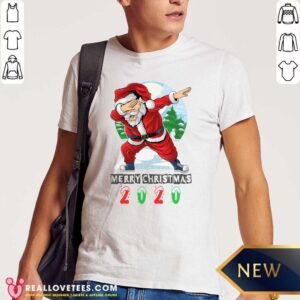 Pretty Merry Christmas 2020 Dabbing Santa Claus Shirt