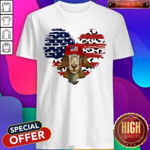 Premium Goat Love Leopard American Flag Shirt