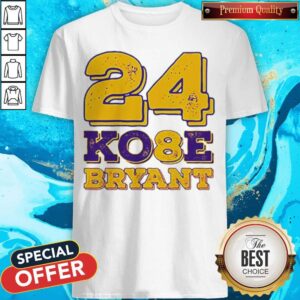 Nice 24 Kobe Bryant Los Angeles Lakers Basketball Shirt