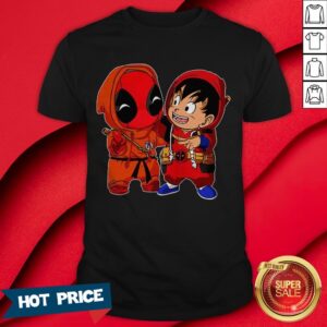 Baby Deadpool And Son Goku Shirt
