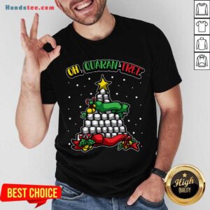 Official Oh Quaran-Tree Christmas Gift Idea Shirt