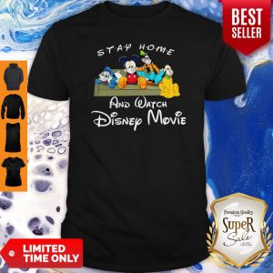 Donald Duck Mickey Mouse Pluto Dog Goofy Dog Stay Home Coronavirus Shirt