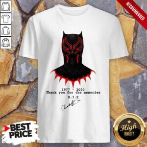 The King Of Wakanda Black Panther Had Dies 1977-2020 Shirt