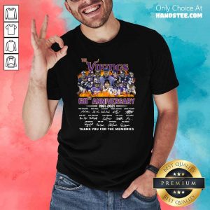Confused The Vikings 60th Anniversary 1961 2021 Shirt