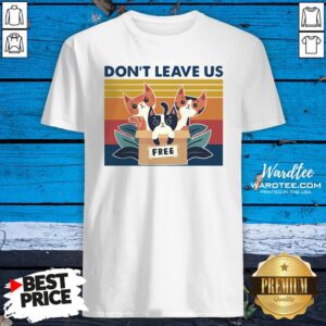 Funny Three Cats Don’t Leave Us Shirt