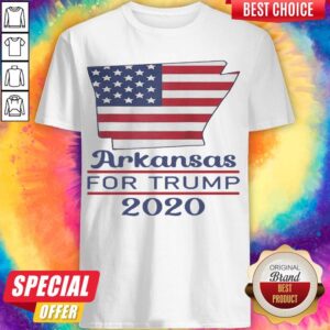 Nice Arkansas For Donald Trump 2020 Flag Shirt