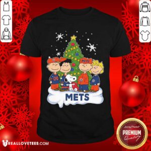 Love Snoopy The Peanuts New York Mets Christmas Shirt