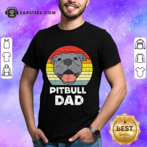 Awesome Pitbull Dad Vintage Shirt