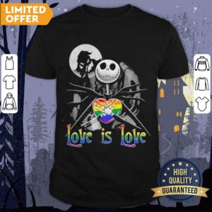 LGBT Jack Skellington Night Before Love Is Love Halloween Shirt