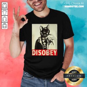 Top Radical Cat Disobey Shirt