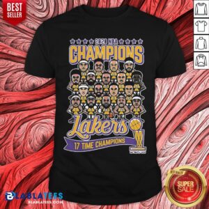 Good 2020 NBA Champions Los Angeles Lakers 17 Time Champions Shirt