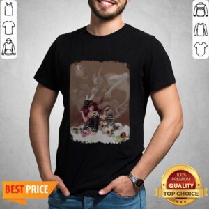 Girl 81 Taking Tea In Calavera Land Day Of Dead Dia De Los Muertos Shirt