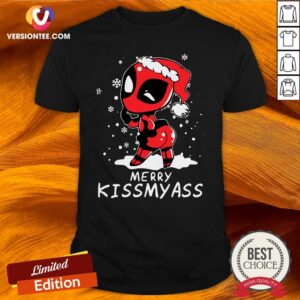 Good Santa Deadpool Merry Kiss My Ass Christmas Shirt