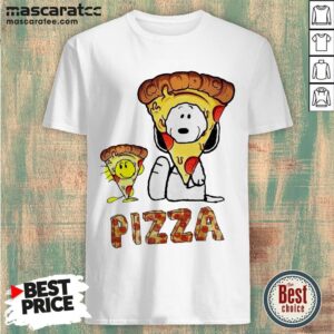 Snoopy And Woodstock Pizza Shirt