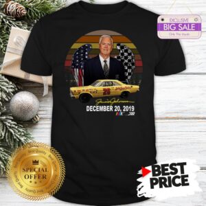 Rip Junior Johnson Vintage Signature December 20 2019 Nascar Shirt