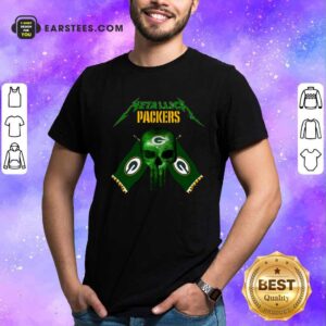 Happy Skull Metallica Green Bay Packers Shirt