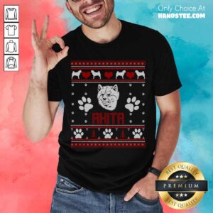 Awesome Akita Ugly Christmas Shirt