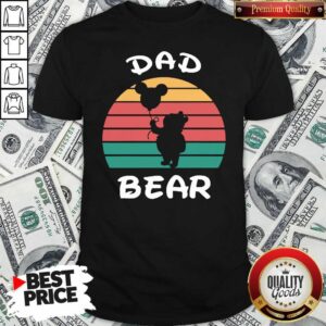 Good Dad Bear Disney Vintage Retro Shirt