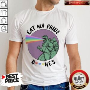 Good LGBT Eat My Pride GodZilla Shirt