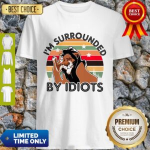 Scar I Am Surrounded By Idiots Vintage The Lion King Shirt