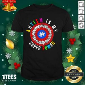 Nice Autism Is My Superpower Superhero Shirt