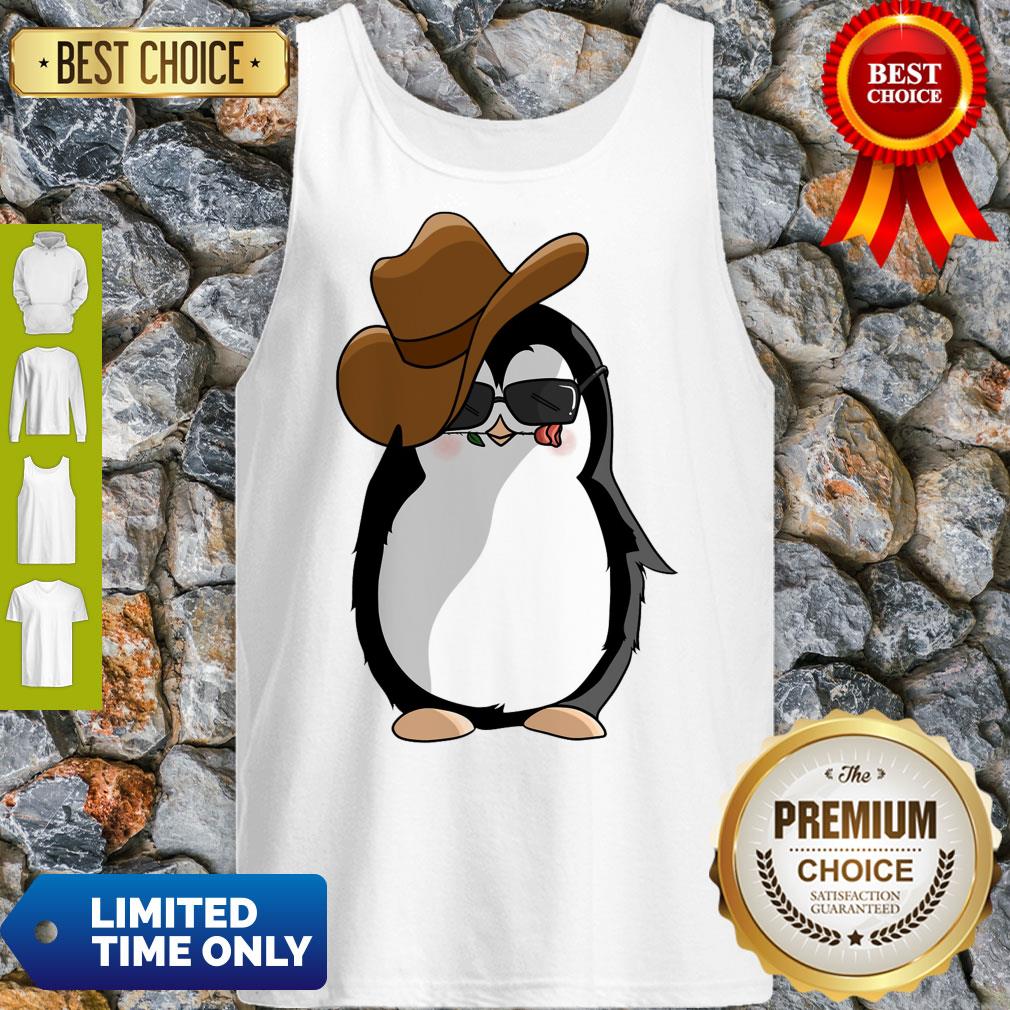Pingouin Chapeau Rose Arctique Mignon Animal Cadeau Pôle sud T-shirt Ajusté