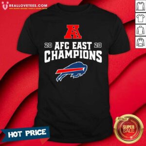 Official Buffalo Bills 2020 AFC East Champions Shirt