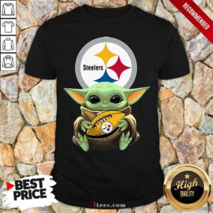 Nice Baby Yoda Hug Rugby Steelers Shirt