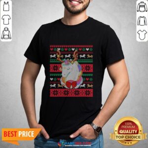 Original Reindeer Unicorn Ugly Christmas Shirt